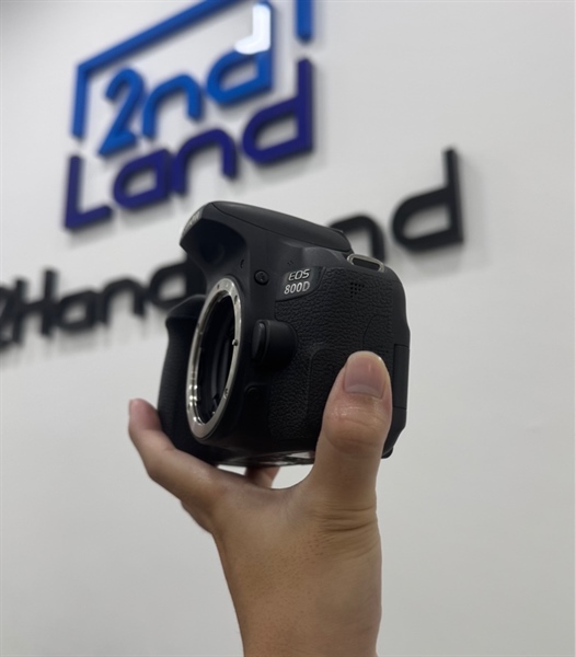 Máy ảnh Canon 800D - Màu đen - Ngoại hình 98% - Kèm túi + 1 pin + 1 sạc 1