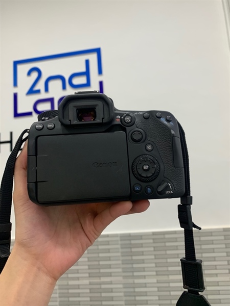 Máy ảnh Canon 90D - 8k5 shot - Màu đen - Ngoại hình: 98% - Body, kèm sạc 2