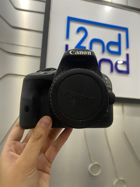 Máy ảnh Canon EOS 100D - Màu đen - Ngoại hình: 98% - Kèm 1 pin + sạc