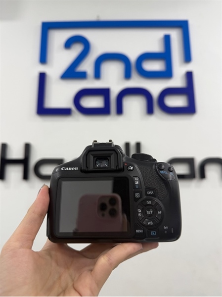 Máy ảnh Canon EOS 1300D - Màu đen - Ngoại hình 98% - Kèm 1 pin , 1 sạc 2
