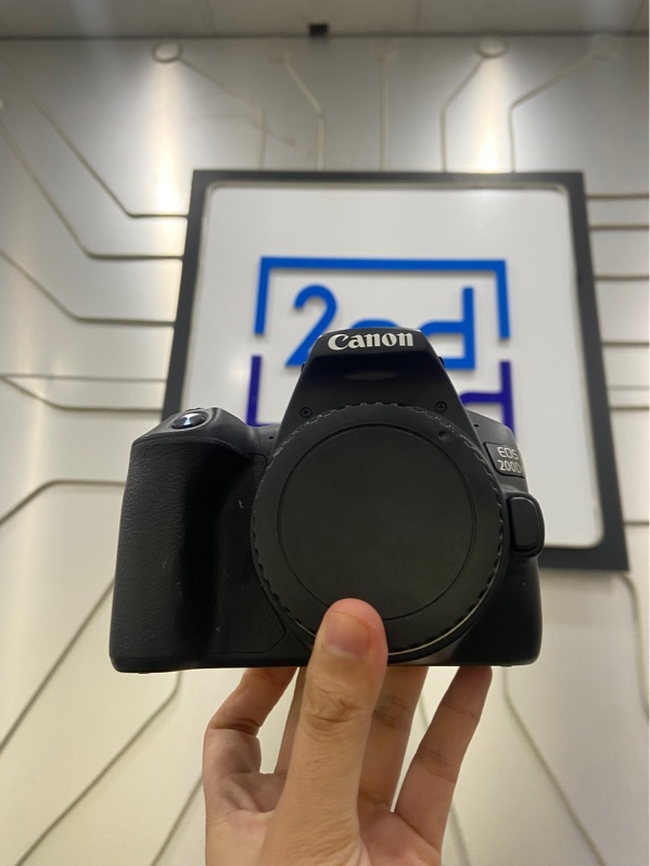 Máy ảnh Canon EOS 200D II - Màu đen - Ngoại hình: 97% - Sensor bụi nhẹ, khoảng 46 điểm chết pixel - Kèm túi vải + 1 Pin + sạc