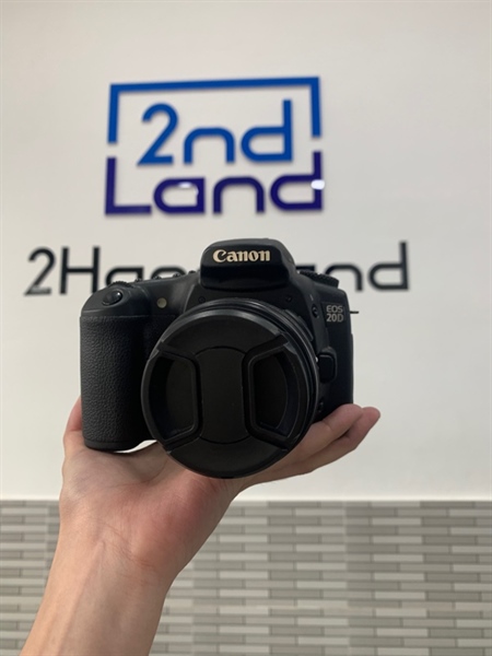 Máy ảnh Canon EOS 20D - Màu đen - Ngoại hình: 97% - Body, kèm lens kit 18-55mm, pin sạc linh kiện + 2 thẻ nhớ CF 256mb và 2gb