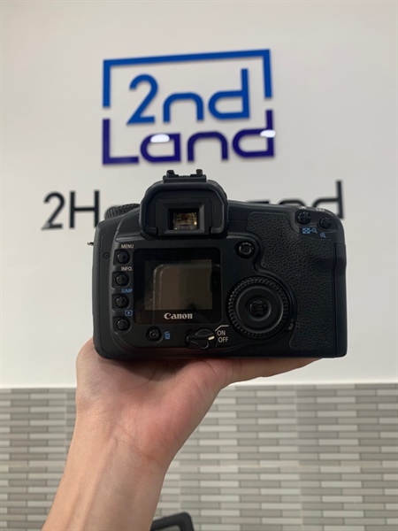 Máy ảnh Canon EOS 20D - Màu đen - Ngoại hình: 97% - Body, kèm lens kit 18-5mm, pin sạc linh kiện + 2 thẻ nhớ CF 256mb và 2gb 2