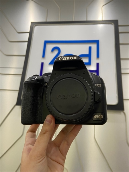 Máy ảnh Canon EOS 450D - Màu đen - Ngoại hình: 98% - Màn rộp - Kèm 1 pin + 1 thẻ nhớ 32GB + sạc