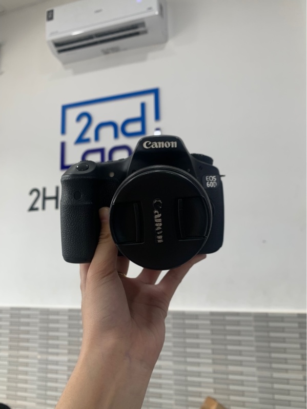 Máy ảnh Canon EOS 60D - Màu đen - Ngoại hình: 96% - Kèm 2 pin + lens kit efs 18-55 IS II 0.25m/0.8ft
