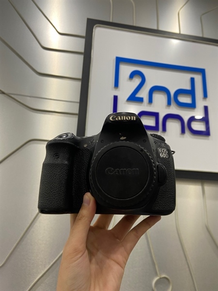 Máy ảnh Canon EOS 60D - Màu đen - Ngoại hình: 98% - Bụi nhẹ Liveview - Kèm sạc + 1 pin