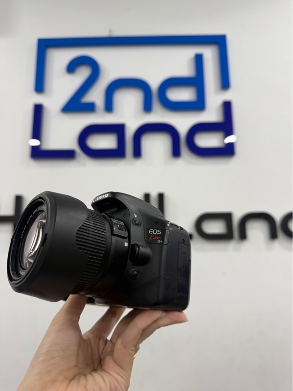 Máy ảnh Canon Eos kiss X4 (550D) - Màu đen - Ngoại hình 97% - Màn lưu ảnh nhẹ 1 góc - Kèm lens 18-55mm , 1 pin , 1 sạc LK , 1 thẻ 16gb