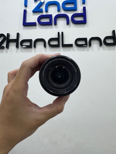 Máy ảnh Canon EOS M3 - Màu đen - Ngoại hình 96% - Hết pin CMOS, màn tối góc nhẹ - Kèm lens Canon EF-M 18-55mm f/3.5-5.6 IS STM + 1 pin + 1 sạc 3