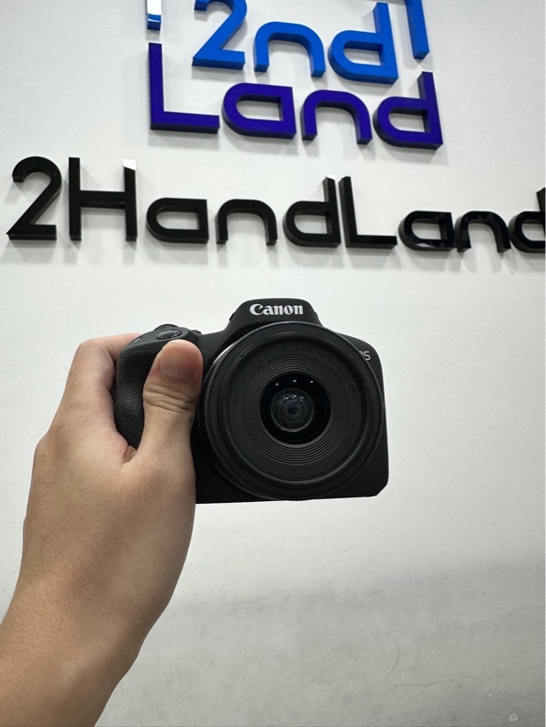 Máy ảnh Canon EOS R50 - Màu đen - Ngoại hình 98% - Kèm box + Lens Kit 18-45mm IS STM + 1 pin + 1 sạc