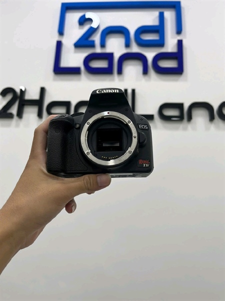 Máy ảnh Canon EOS Rebel T1i - Màu đen - Ngoại hình 97% - Màn ám - Kèm 1 pin + 1 sạc + 1 thẻ 4GB