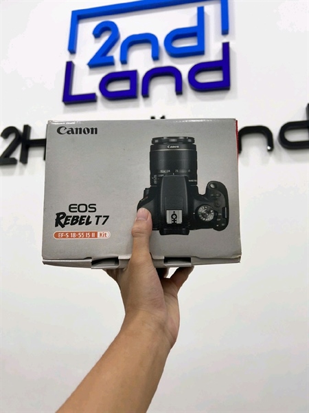 Máy ảnh Canon EOS Rebel T7 ( EOS 2000D ) - Màu đen - Ngoại hình 99% - Box - Kèm 1 pin + Sạc + 1 thẻ nhớ 32GB 3