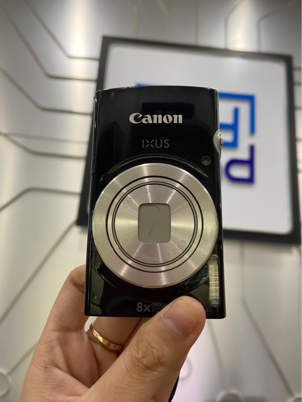 Máy ảnh Canon IXUS 185, lens 8x 5.0-40.0mm 1:3.2-6.9 - Màu đen - Ngoại hình: 98% - Dán PDF - Kèm 1 pin + 1 sạc