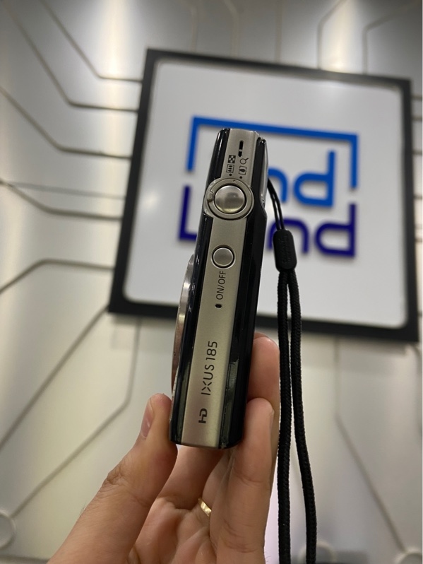 Máy ảnh Canon IXUS 185, lens 8x 5.0-40.0mm 1:3.2-6.9 - Màu đen - Ngoại hình: 98% - Dán PDF - Kèm 1 pin + 1 sạc