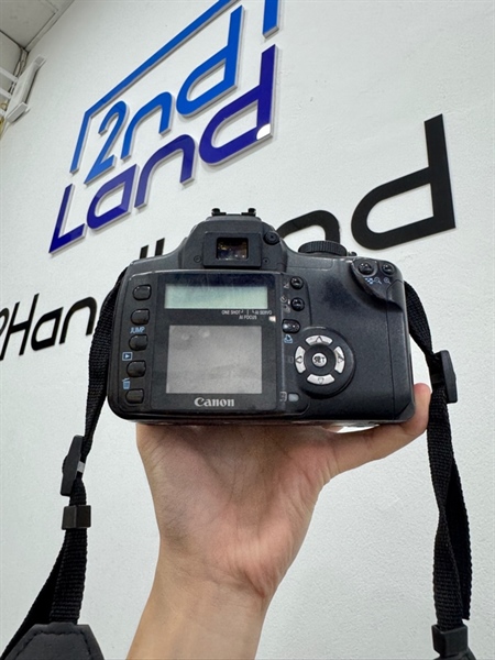 Máy ảnh Canon Kiss Digital - Màu đen - Ngoại hình 96% - Mất miếng cao su - Body, kèm thẻ 8GB + sạc + pin 2