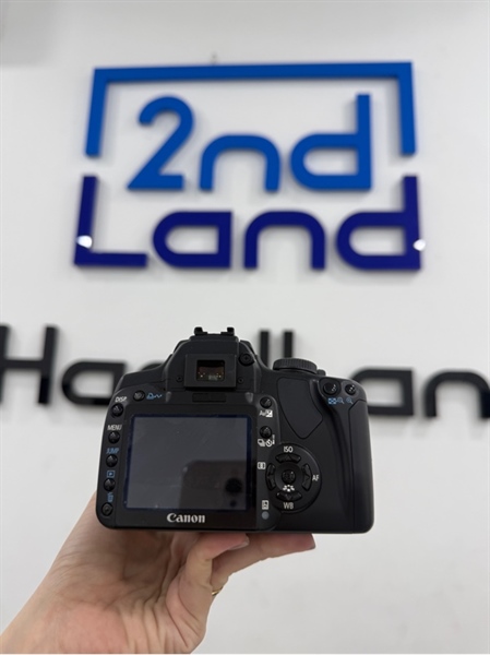 Máy ảnh Canon Kiss Digital X(400D) - Màu đen - Ngoại hình 97% - Tróc cao su, gương lật , màn vàng hở sáng - Kèm 1 pin, sạc, thẻ nhớ 32MB, 1 lens Tamron 28-80mm F3.5-5.6 trầy kính 2