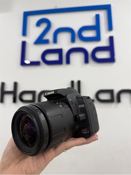 Máy ảnh Canon Kiss Digital X(400D) - Màu đen - Ngoại hình 97% - Tróc cao su, màn vàng hở sáng, lỗi flash - Kèm 1 pin, sạc, 1 lens Tamron 28-80mm F3.5-5.6 trầy kính 1
