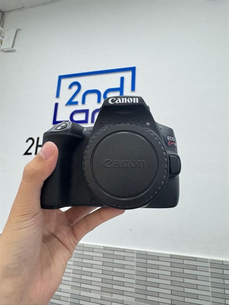 Máy ảnh Canon Kiss X10 - Màu đen - Ngoại hình 98% - Nhiều điểm chết pixel - Body, kèm 1 pin + sạc