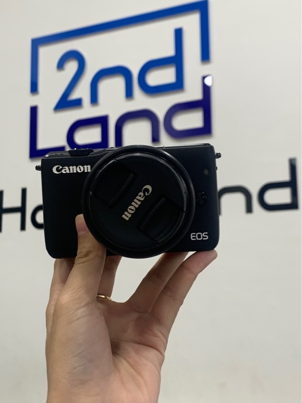 Máy ảnh Canon M10 - Màu đen - Ngoại hình: 97% - Kèm túi, 1 pin+sạc, lens kit EF-M 15-45mm