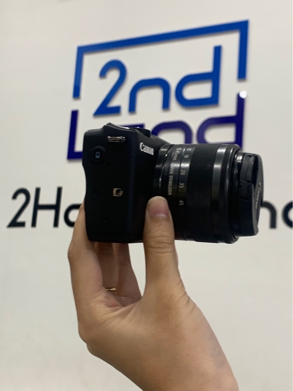 Máy ảnh Canon M10 - Màu đen - Ngoại hình: 97% - Kèm túi, 1 pin+sạc, lens kit EF-M 15-45mm
