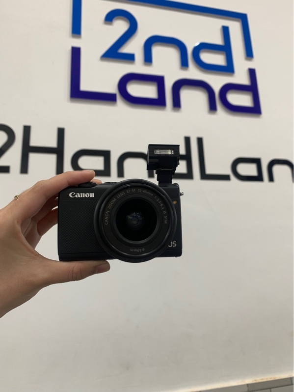 Máy ảnh Canon M100 - Màu đen - Ngoại hình: 97% - Fullbox