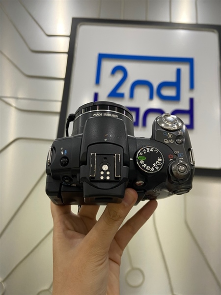 Máy ảnh Canon Power Shot S5 IS - Màu xanh đen - Ngoại hình: 97% - Kèm sạc + pin 2