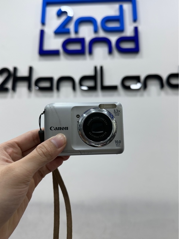 Máy ảnh Canon Powershot A800 - Màu xám - Ngoại hình 97% - Mất nấp đậy bên cạnh màn bụi trong - Body