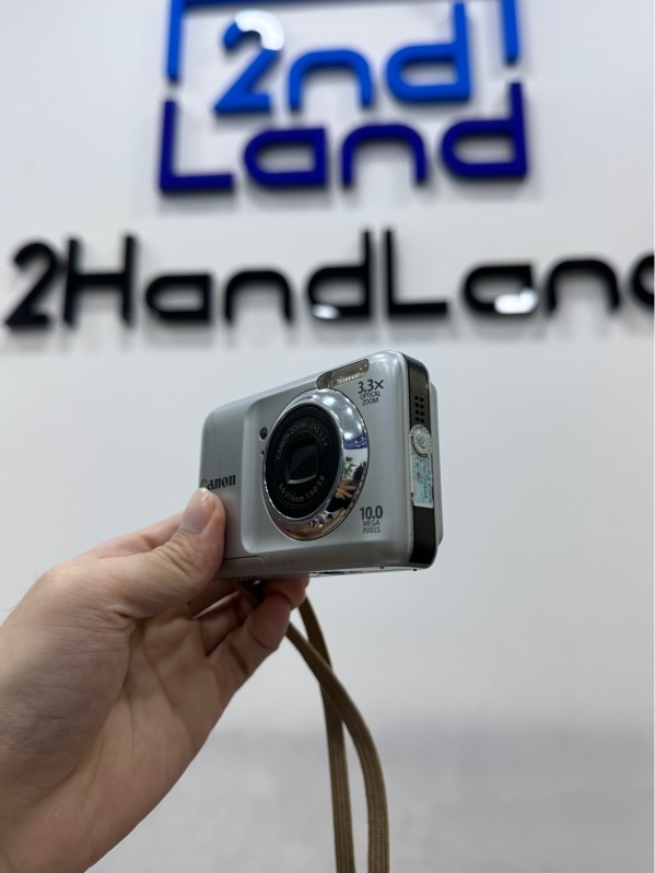 Máy ảnh Canon Powershot A800 - Màu xám - Ngoại hình 97% - Mất nấp đậy bên cạnh màn bụi trong - Body