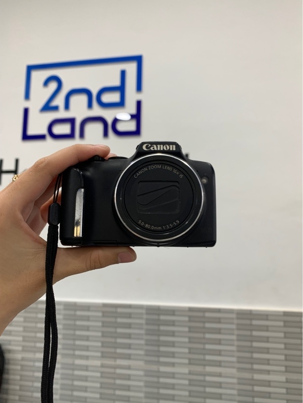 Máy ảnh Canon PowerShot SX170 IS - Màu đen - Ngoại hình: 96% - Lens bụi trong - Kèm sạc