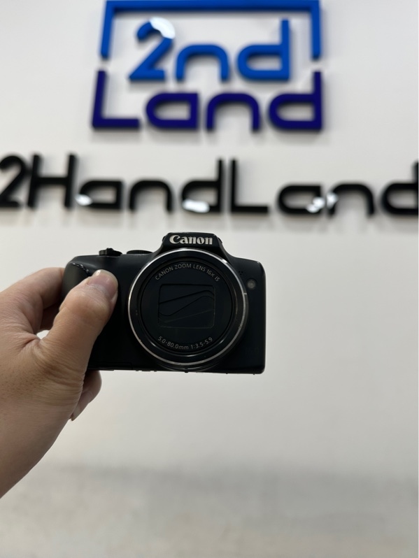 Máy ảnh Canon PowerShot SX170 IS - Màu đen - Ngoại hình 96% - Mất nắp che bên hông màn cháy film rộp màn nặng , lens bụi trong - Kèm sạc + 1 Pin phù