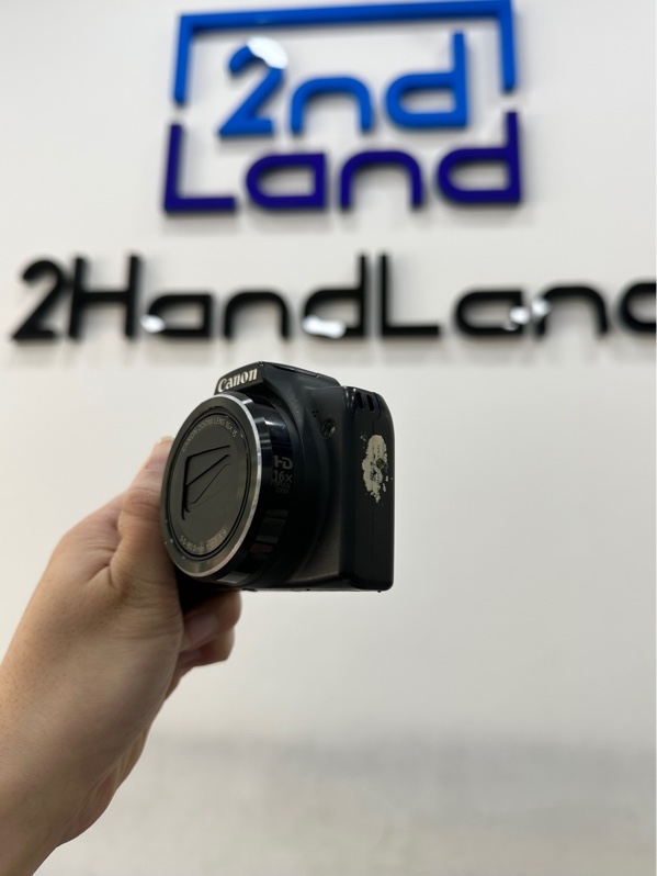 Máy ảnh Canon PowerShot SX170 IS - Màu đen - Ngoại hình 96% - Mất nắp che bên hông màn cháy film rộp màn nặng , lens bụi trong - Kèm sạc + 1 Pin phù