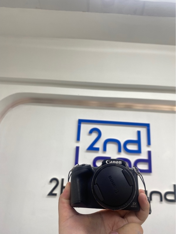 Máy ảnh Canon PowerShot SX430 IS - Màu đen - Ngoại hình 98% - Kèm 1 pin, dock sạc