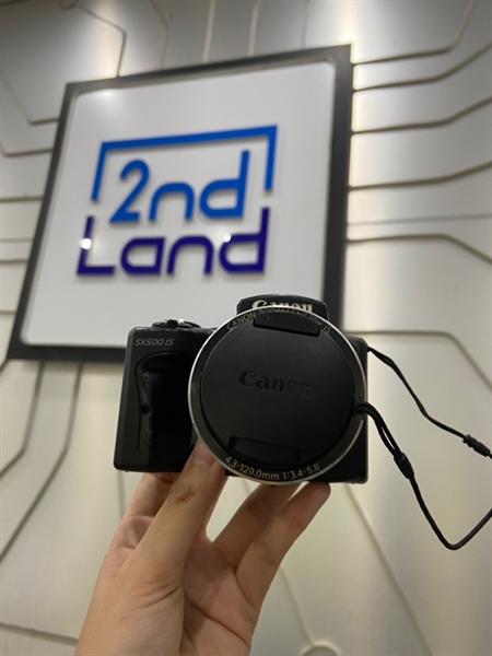 Máy ảnh Canon Powershot SX50 IS - Màu đen - Ngoại hình: 97% - Mất nắp cổng kết nối, mất chốt khóa nắp với pin, màn lột phản quang, màn chết pixel nhiều, ám vàng, hư flash, lens mốc, sensor chết 4 điểm ảnh, hết pin cmos - Kèm 1 pin + dock sạc + thẻ 32GB
