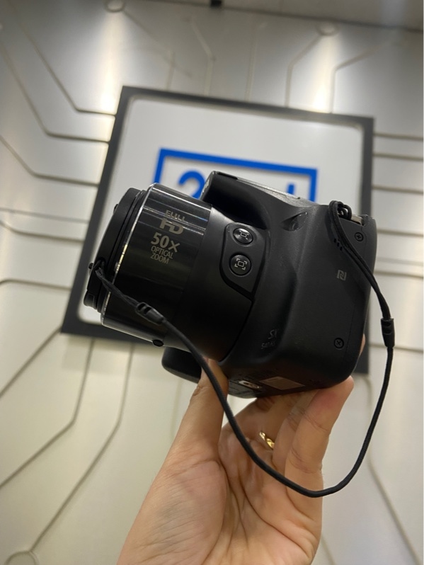 Máy ảnh Canon Powershot SX540HS - Màu đen - Ngoại hình: 98% - Màn ám vàng nhẹ - Kèm túi vải + sạc + thẻ 16gb + 1 pin
