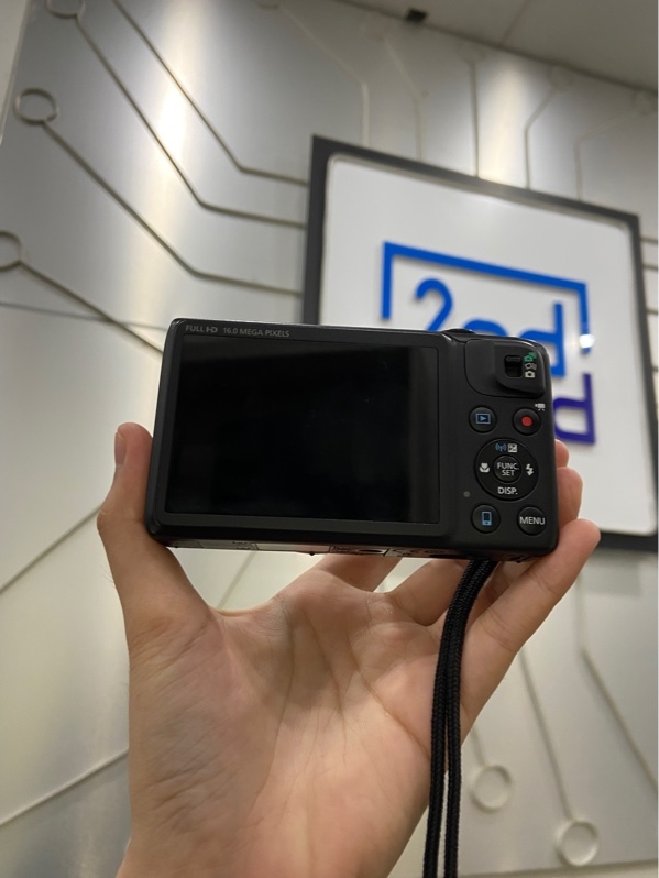 Máy ảnh Canon PowerShot SX600HS - Màu đen - Ngoại hình: 98% - Màn ám viền đen nặng , hết pin Cmos - Kèm Lens 18x IS , 4.5-81.0mm , 1:3.8-6.9 + túi + Box + 1 pin