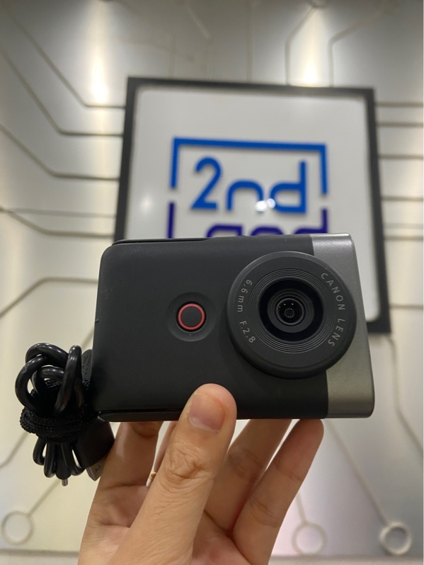 Máy ảnh Canon PowerShot V10 - Màu đen - Ngoại hình: 97% - Xước mèo nhẹ - Kèm dây sạc
