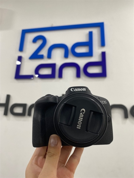 Máy ảnh Canon R50 - Màu đen - Ngoại hình 98% - Còn BH Cells 06/2026 - Kèm 1 sạc , 1 pin , 1 thẻ 128GB , lens kit RF S18-45mm IS STM