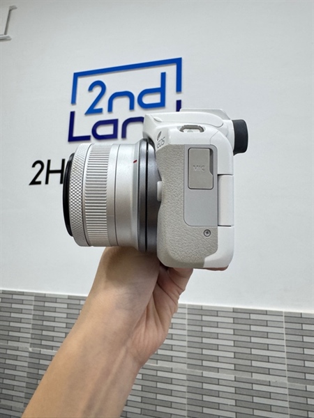 Máy ảnh Canon R50 - Màu trắng - Ngoại hình 98% - Body, kèm sạc, kèm lens RF-18-45mm 1