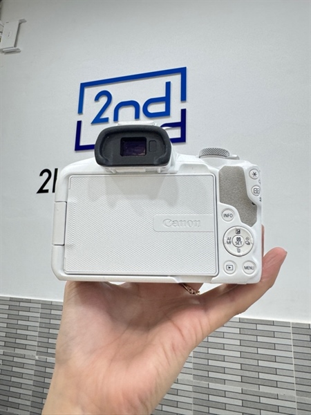 Máy ảnh Canon R50 - Màu trắng - Ngoại hình 98% - Body, kèm sạc, kèm lens RF-18-45mm 2