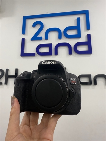Máy ảnh Canon Rebel T5i(700D) - Màu đen - Ngoại hình 98% - Kèm 1 pin , 1 thẻ 16GB , 1 sạc , túi 1