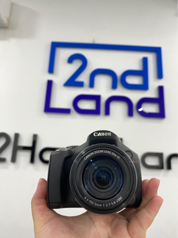 Máy ảnh Canon SX30 IS - lens 4.3 - 150.5mm 1:2.7-5.8 USM - Màu đen - Ngoại hình 97% - lens mốc , lens có vết xước nhỏ, màn tối viền, nút zoom rỉ sét- Kèm túi , 2 pin , 1 dock sạc , 1 thẻ nhớ 2GB