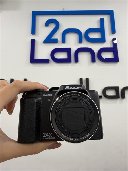 Máy ảnh Casio Exilim EX-H50 - Màu đen - Ngoại hình 98% - Lens mốc , bụi , cấn góc cam - Kèm pin , thẻ nhớ 8GB mất nhãn , sạc linh kiện