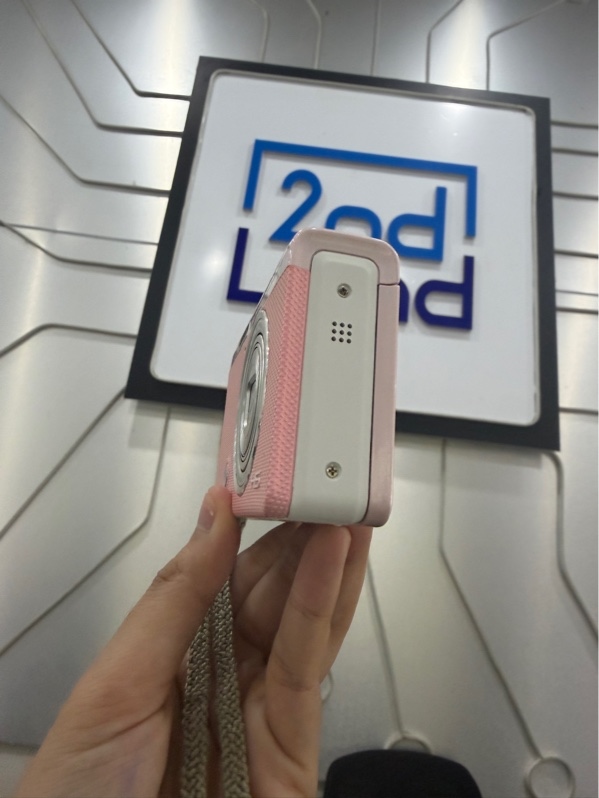 Máy ảnh Casio Exilim EX-ZR65 - Màu hồng - Ngoại hình: 97% - Màn tối góc, nứt nhẹ vỏ - Kèm 1 pin + lens EXILIM 25mm WIDE OPTICAL 10x f=4.5-45.0mm 1:3.5-6.5