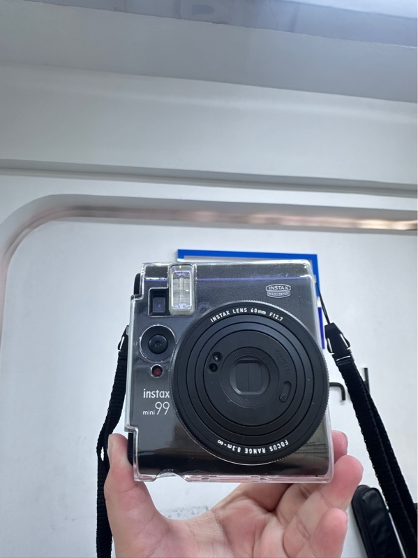 Máy ảnh chụp lấy liền Fujifilm Instax Mini 99 - Màu đen - Ngoại hình 98% - Kèm túi, sạc