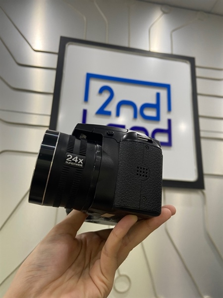 Máy ảnh Fujifilm Finepix S - 14 Mega Pixels - Màu đen - Ngoại hình: 97% - Mất nắp cao su bên hông, màn ám đen, lỗi zoom - Kèm Lens kit Fujifilm Super EBC 24x zoom F-4.3-103.2 1 :3.1-5.9 + 4 pin 2A + dock sạc 1