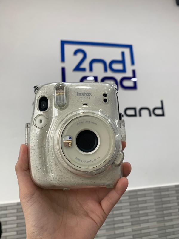 Máy ảnh Fujifilm Instax Mini 11 - Màu trắng - Ngoại hình: 97% - Ố - Kèm ốp