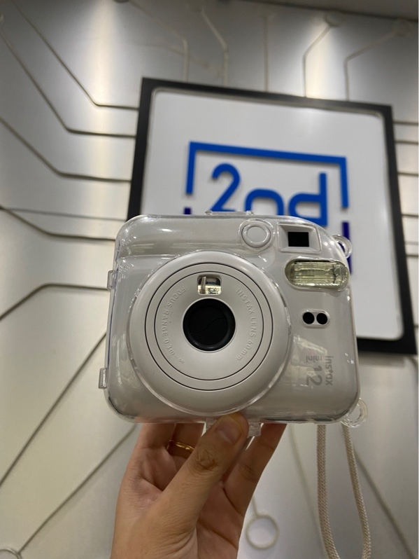 Máy ảnh Fujifilm Instax Mini 12 - Màu trắng - Ngoại hình: 97% - Body