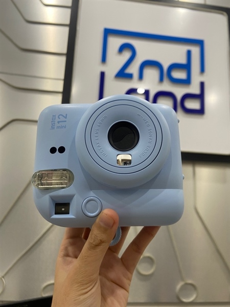Máy ảnh Fujifilm Instax Mini 12 - Màu xanh - Ngoại hình: 98% - Kèm Box