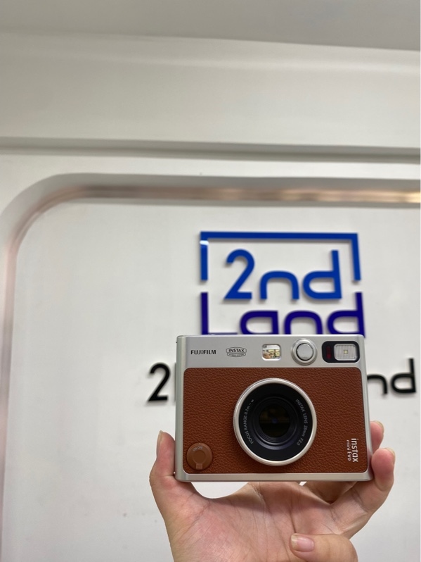 Máy ảnh Fujifilm Instax Mini Evo Hybrid - Màu nâu - Ngoại hình 98% - Fullbox