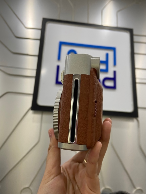 Máy ảnh Fujifilm Intax Mini 90 - Màu bạc nâu - Ngoại hình: 98% - Liveview mờ - Body