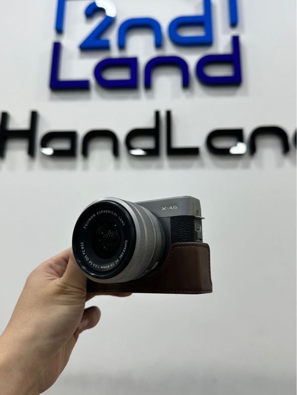 Máy ảnh Fujifilm X-A5 - Màu xám - Ngoại hình 97% - Kèm túi + Dây sạc Micro trực tiếp vào máy + 1 Sạc + 1 pin + Lens KIT 15-45mm